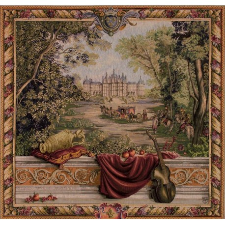 verdure au chateau, tapisserie