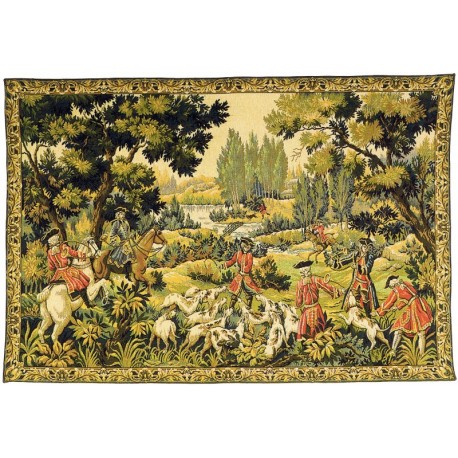 Oudry Hunting, Tapisserie Jules Pansu