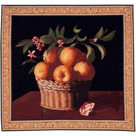 corbeille d'oranges, tapisserie