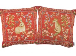 Coussins animaux, rouge