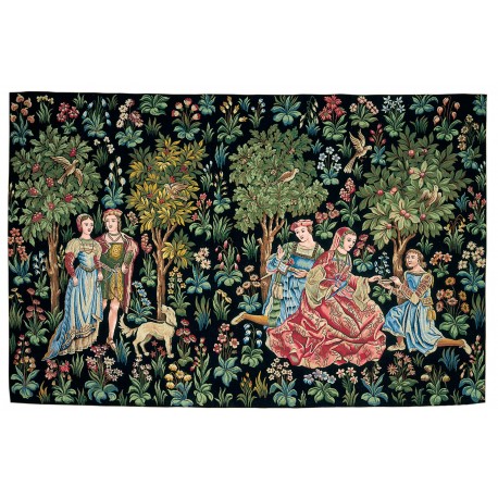 Scene galante tapestry