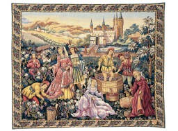 Tapestry Vendanges au château