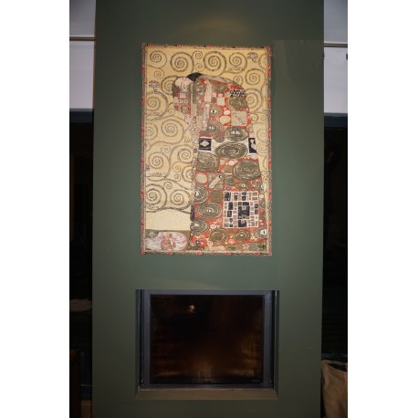Klimt The fulfilment, Tapisserie Metrax / Craye
