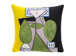 Woman in green and purple cushion - 1947