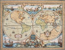 tapisserie Mappemonde