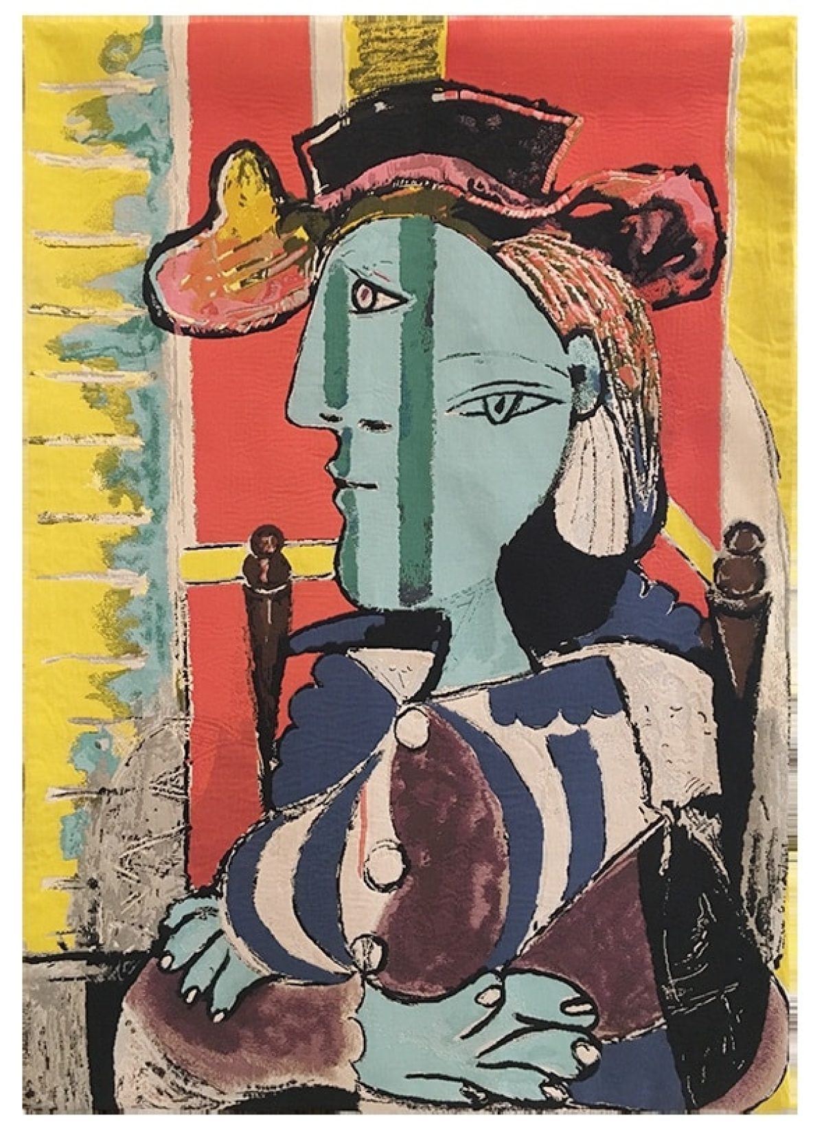picasso woman tapestry
