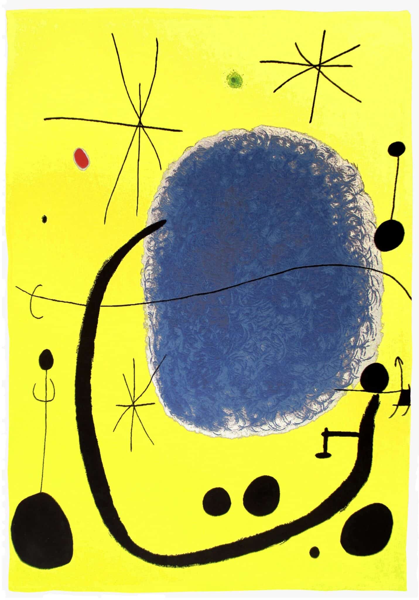 Modern rug - Miró