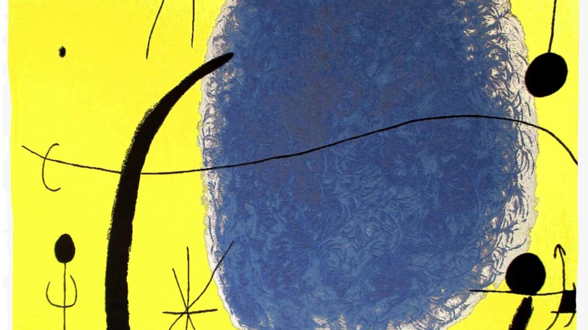 Modern rug - Miró