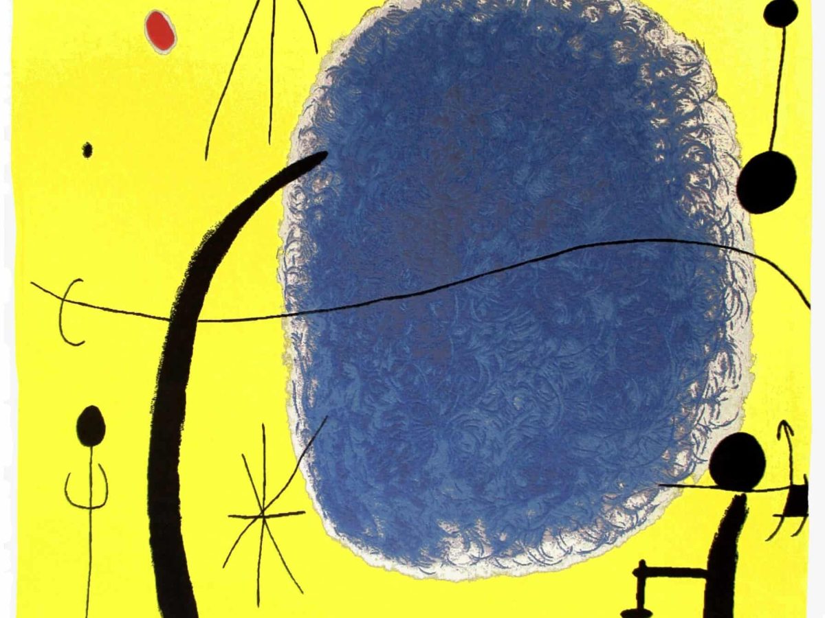 Modern rug - Miró