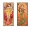 Tapisseries Mucha - Printemps + Automne