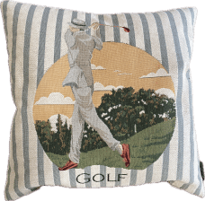 Housse de coussin "golf"